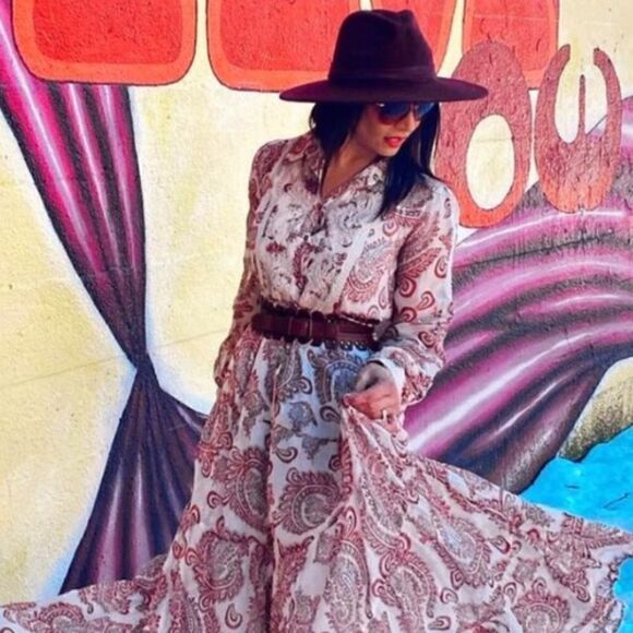 Anthropologie Allaire Maxi Shirtdress Size SP - Picture 2 of 16